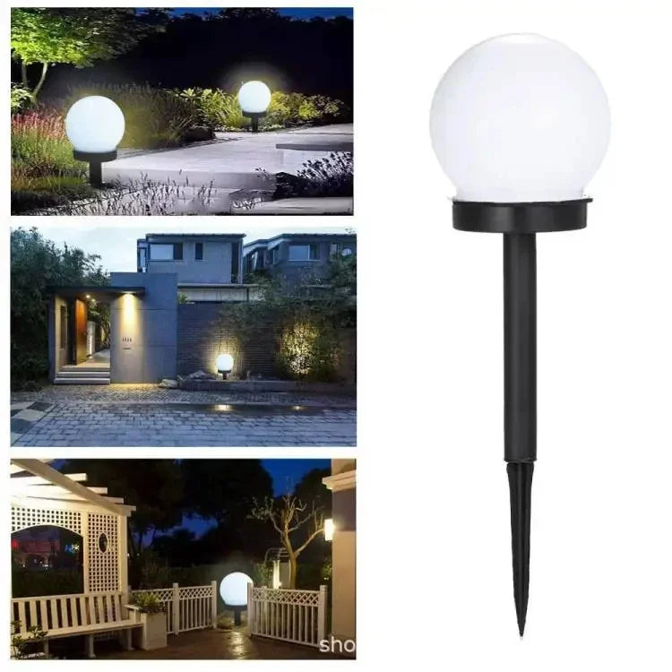 Lampada da Giardino a LED Solare - Efficiente dal Punto di Vista Energetico e Resistente alle Intemperie per Illuminazione Esterna