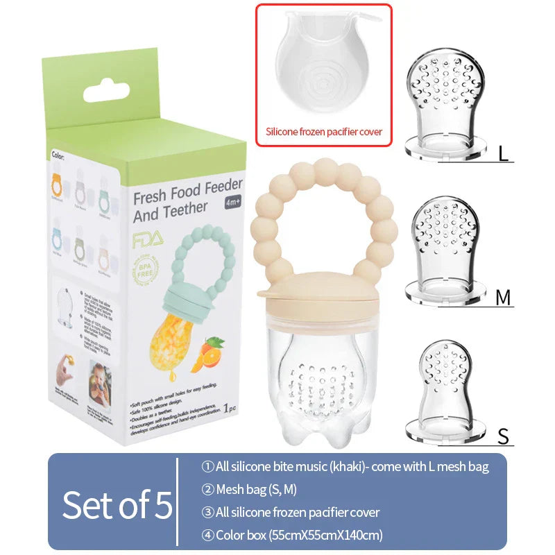 Morditore di Frutta per Bambini – Masticazione Sicura e Apprendimento dell'Alimentazione Indipendente (Acquista 1 e Ricevi 1 GRATIS Promo)