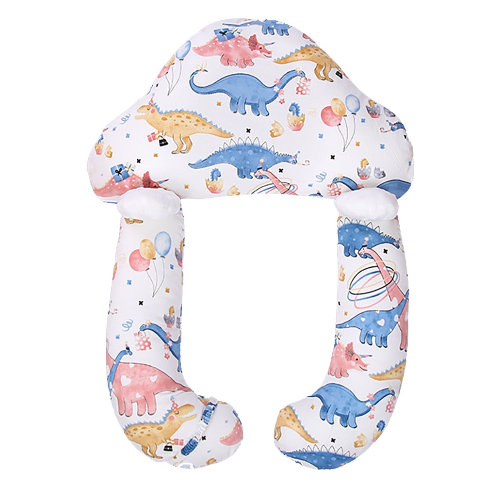 Cuscino Ergonomico in Cotone per Neonati per un Sonno Sicuro e Confortevole