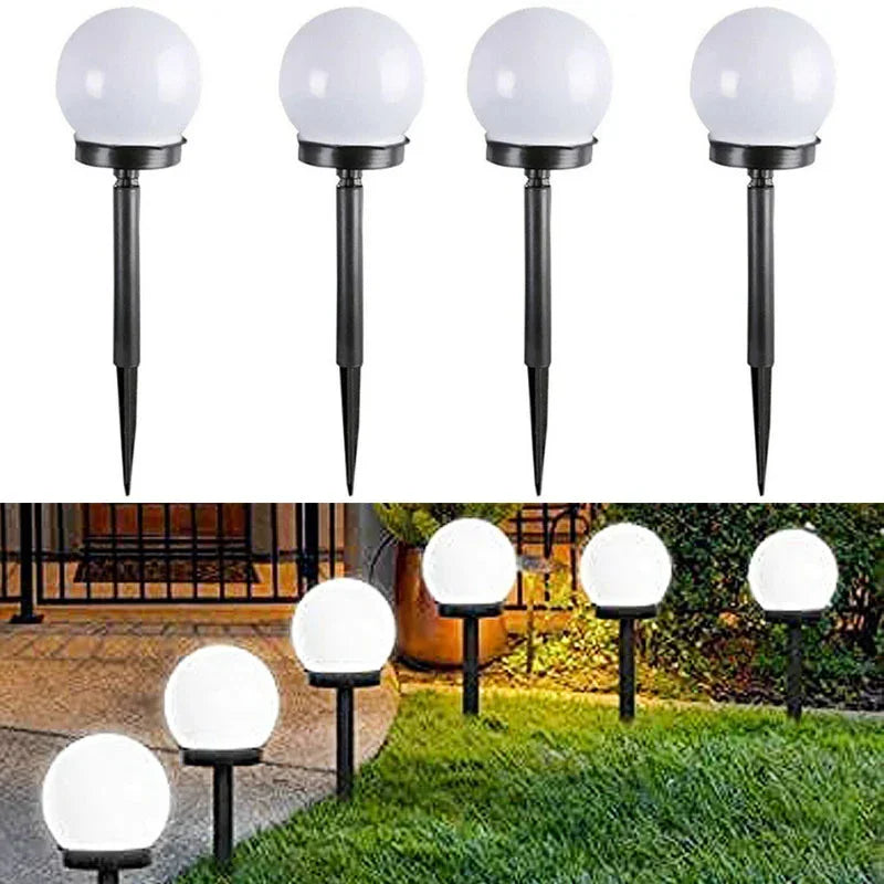 Lampada da Giardino a LED Solare - Efficiente dal Punto di Vista Energetico e Resistente alle Intemperie per Illuminazione Esterna