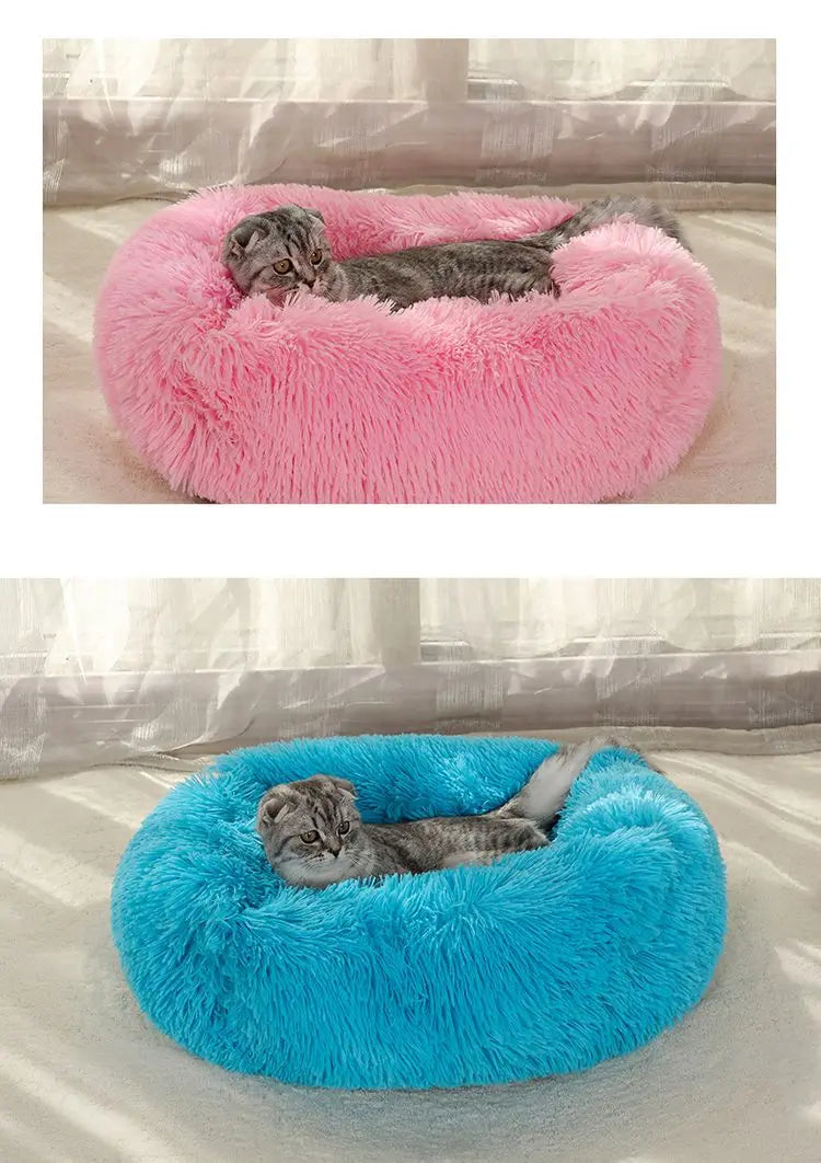 FurHaven Deluxe Dog Lounger | Letto per animali domestici lungo in peluche, lavabile per cani e gatti