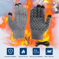 Gants Chauffants FROSTIQ | Recharge USB | Écran Tactile et Antidérapants | Gants Thermiques d'Hiver pour Activités Extérieures et Cyclisme