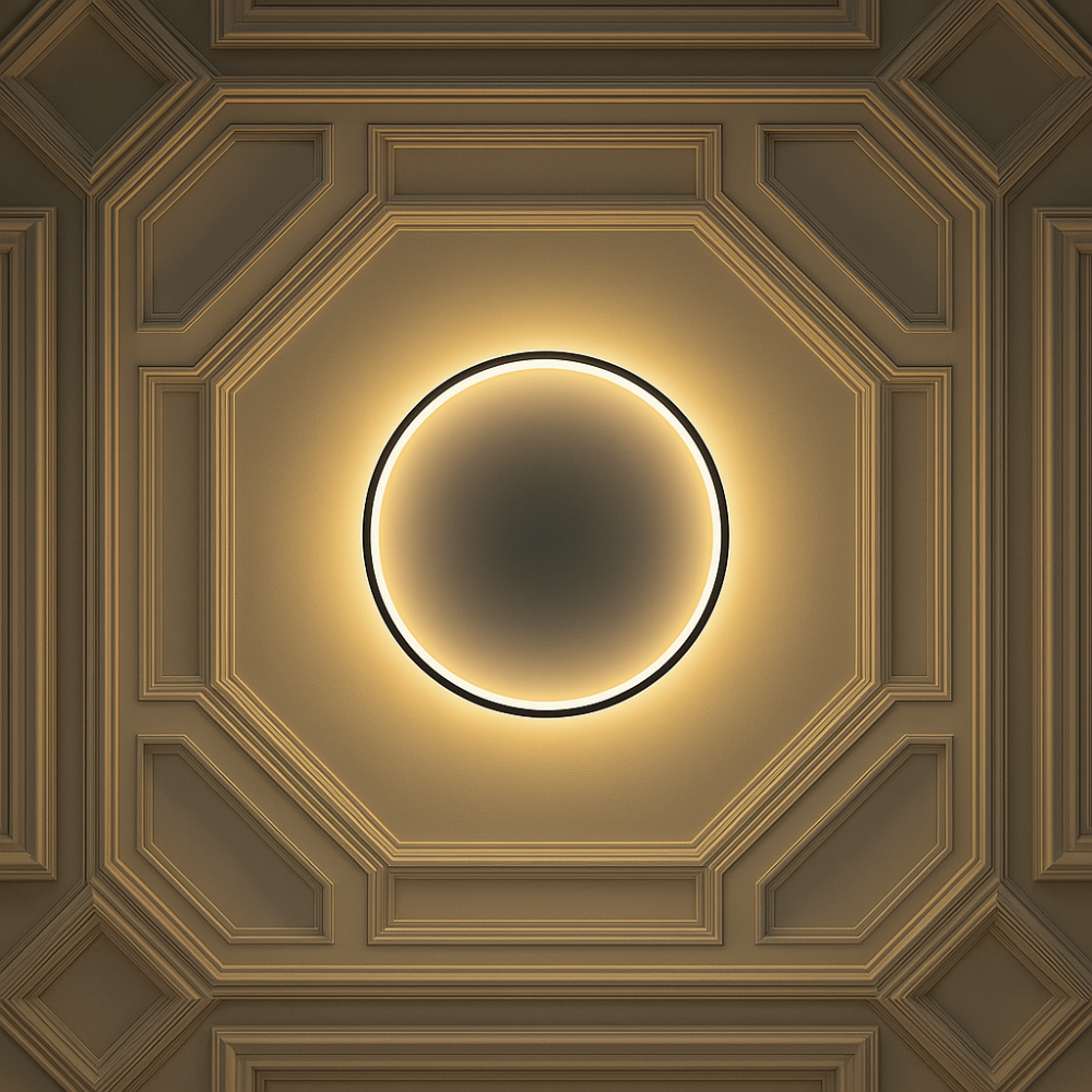 Lampada da soffitto LED scandinava – Moderna, dimmerabile e stilosa per soggiorno, sala da pranzo e corridoio