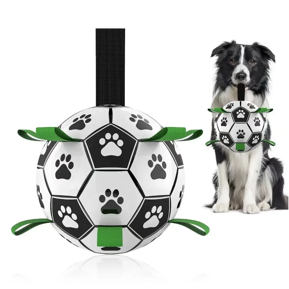 Palla per Sport Cani Sostenibile con Manici – TugBounce