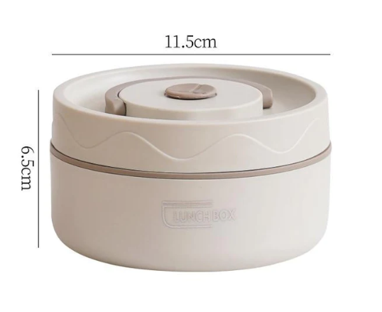 HeatKeeper Pro Lunch Box | Contenitore per alimenti in acciaio inossidabile a prova di perdite per pasti caldi e freddi