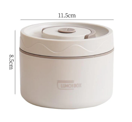 HeatKeeper Pro Lunch Box | Contenitore per alimenti in acciaio inossidabile a prova di perdite per pasti caldi e freddi