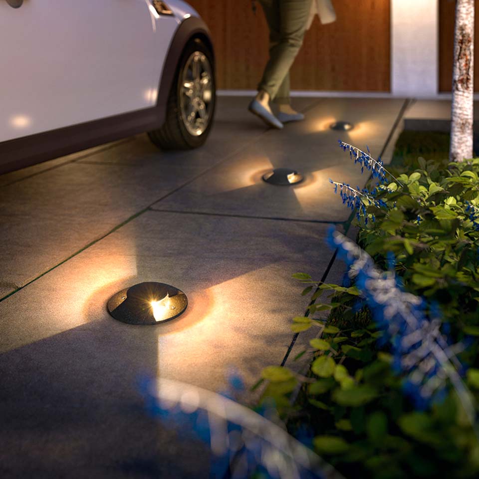 RadiancePro Faretti LED Interrati | Illuminazione a pavimento impermeabile per percorsi e paesaggi