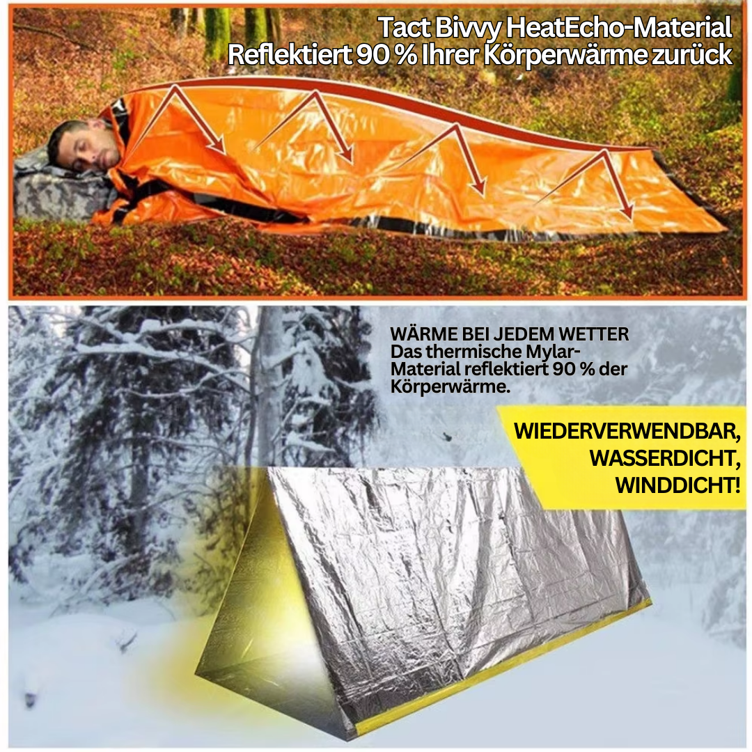 Sacco a pelo d'emergenza impermeabile – SurvivalShield Bivy