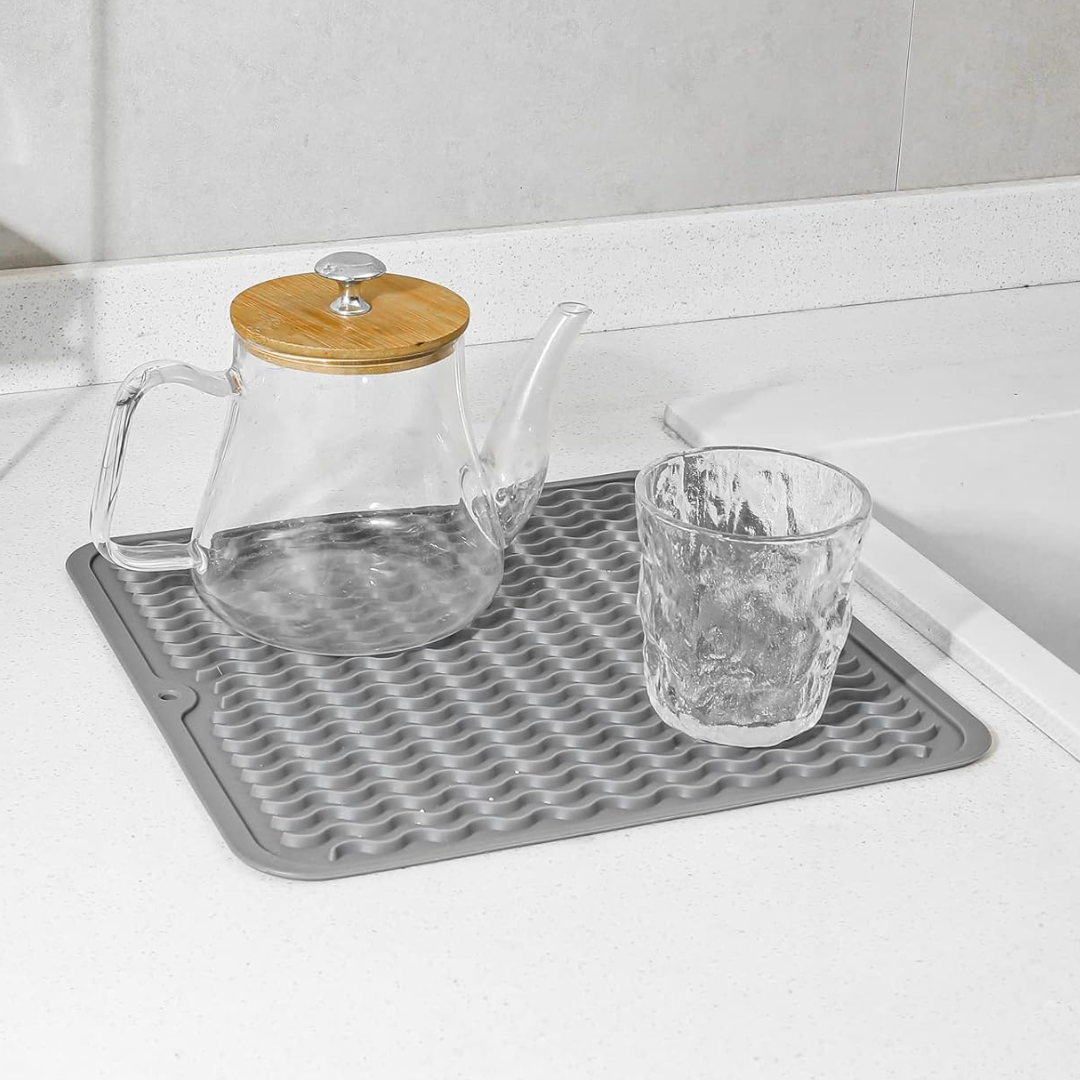 Tappetino da Asciugatura in Silicone Eco-Friendly - Versatile e Resistente al Calore