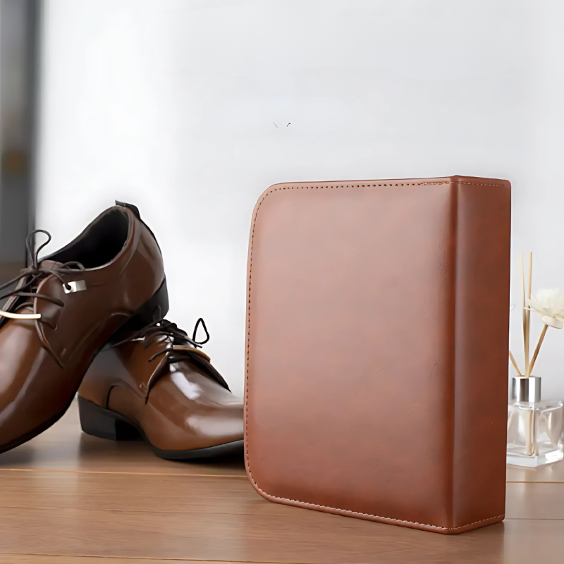 LuxeShine Set di Cura per Scarpe da 9 Pezzi | Kit premium con spazzola in crine di cavallo e crema per la manutenzione della pelle