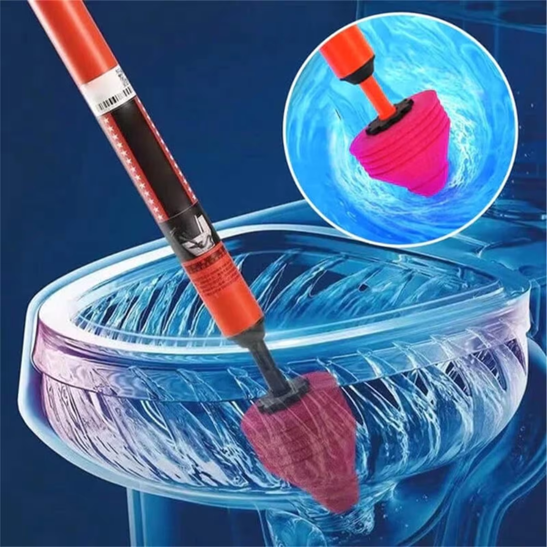 AirBlast Pro Pulitore per Drains ad Alta Pressione | Potente Sturalavandini Pneumatico per Toilets, Lavandini e Scarichi