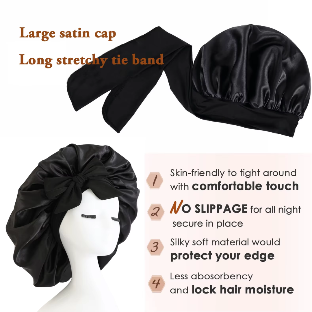 Fascia in Satin – Cappello da Notte per Donne