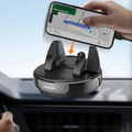 360° RotateX | Support de téléphone réglable pour voiture noir | Vanero