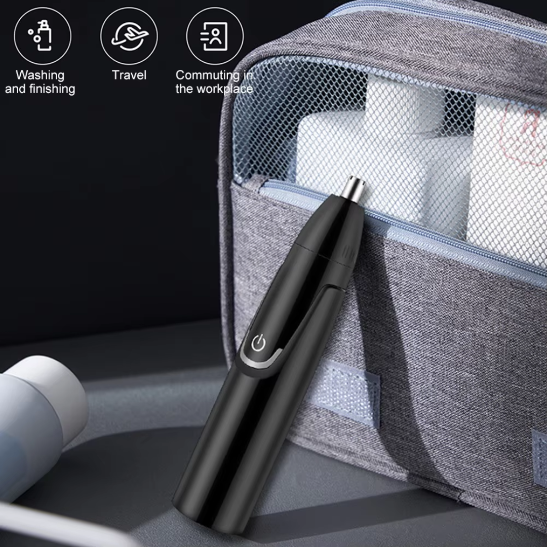 Rasatore Ricaricabile per Naso e Orecchie - Trattamento di Grooming Senza Dolore