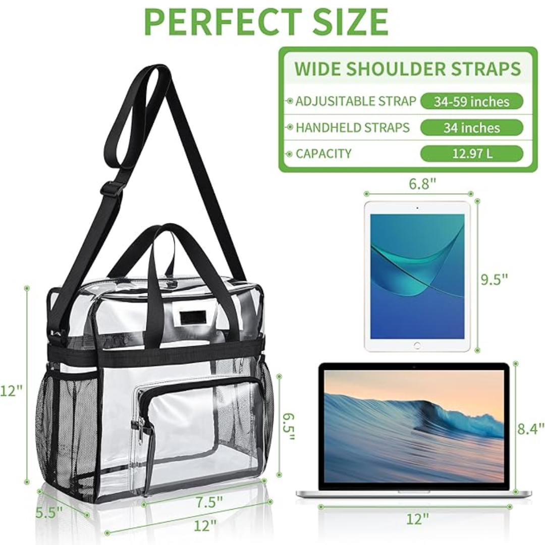 Borsa Tote Trasparente – CrystalTote