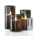 Velas Sem Chama Deluxe – Conjunto de 3