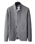 Theo | Cardigan de style blazer à col montant