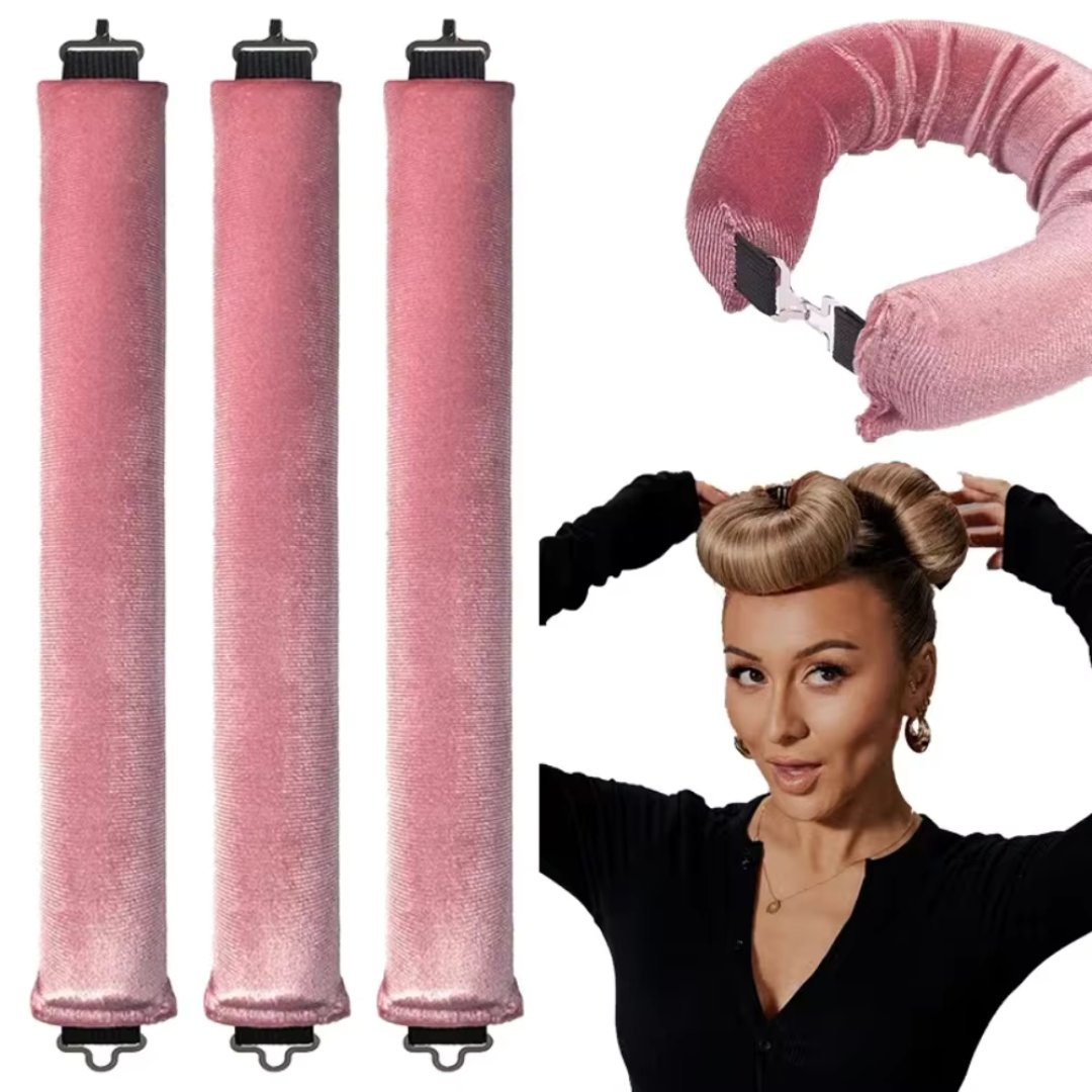 SilkGlow Premium Curling Rods | Soluzione per Ricci Senza Calore per Onde Perfette