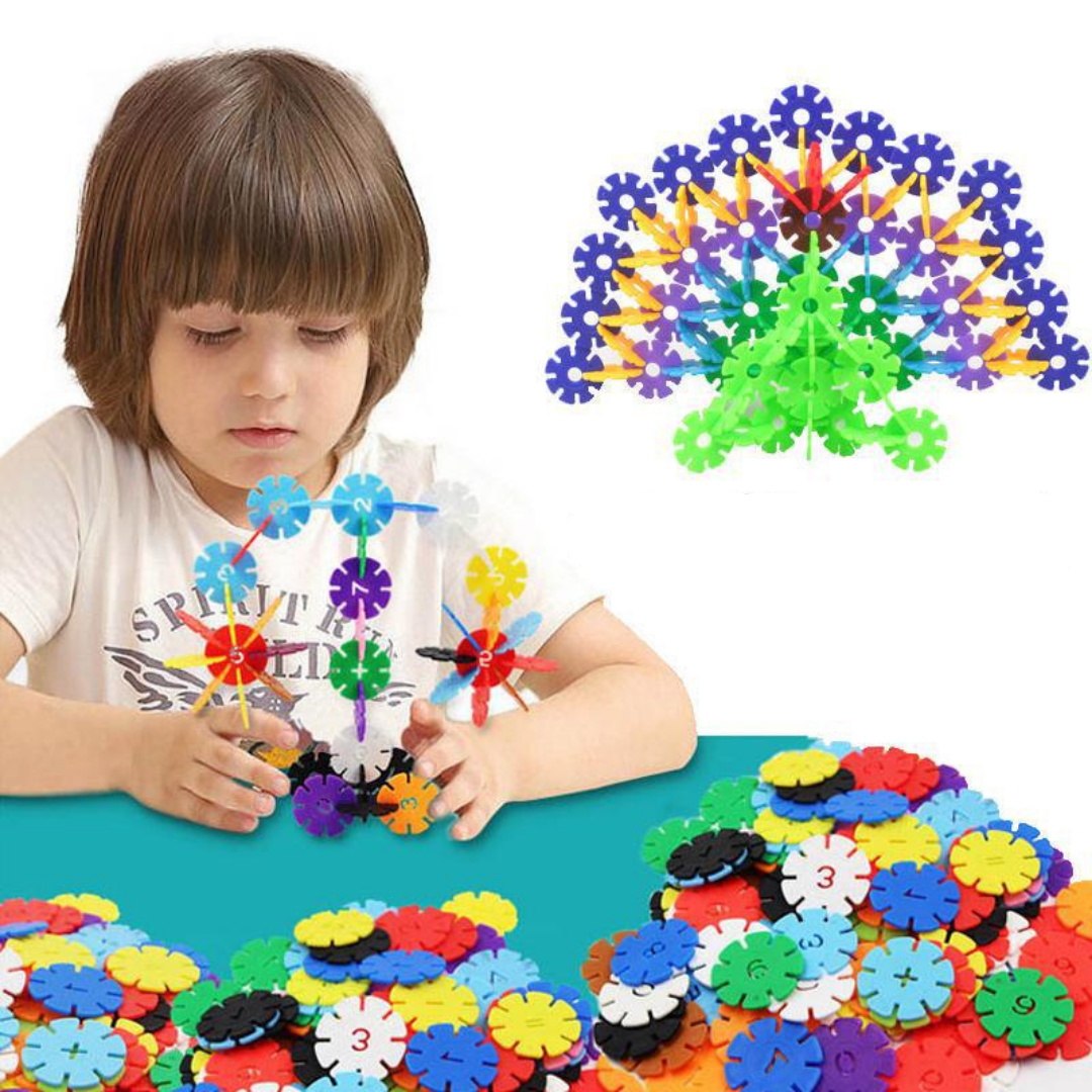 PrimeBuild CreaDiscs | Dischi Interbloccabili per Ingegneria, Sviluppo delle Abilità Motorie Fini e Gioco