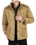 Ludwig | Chaqueta de campo con capucha y forro de piel sintética