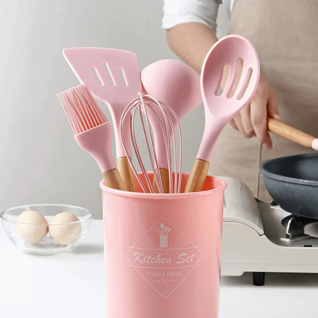 Set di Utensili da Cucina in Silicone - FlexiChef
