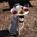 Portabotellas | Mesa para vino al aire libre | Estabilidad y seguridad | VinoStake