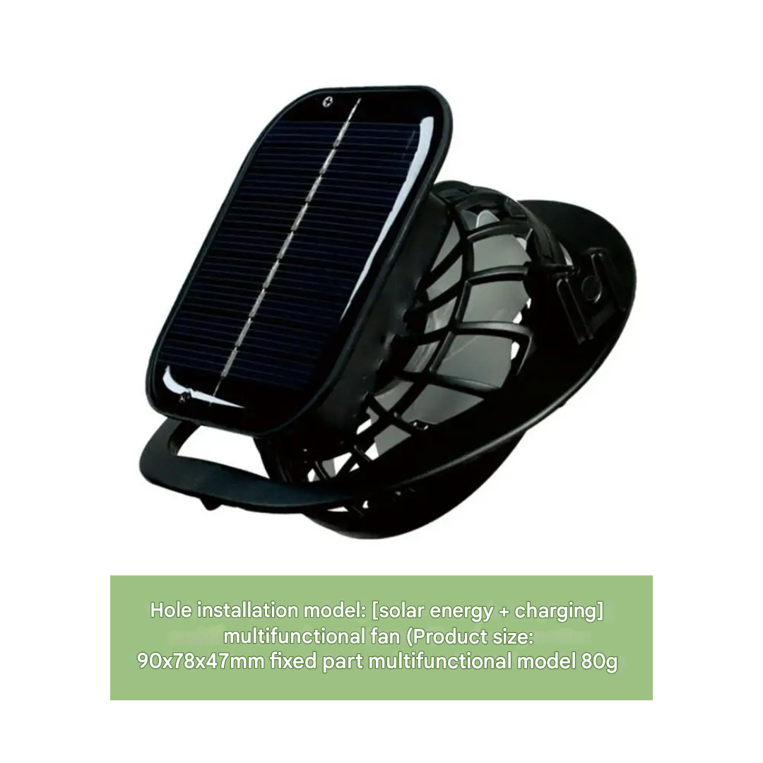 Cappello da Sole Esterno con Ventilatore Solare Integrato – CoolBreeze Solar