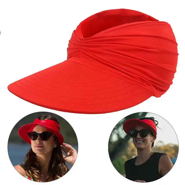Cappello da Sole Pieghevole con Ampia Visiera e Protezione UV – Babes
