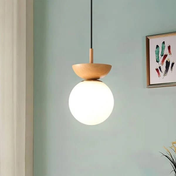 Lampada a sospensione Scandinava - Design in Legno