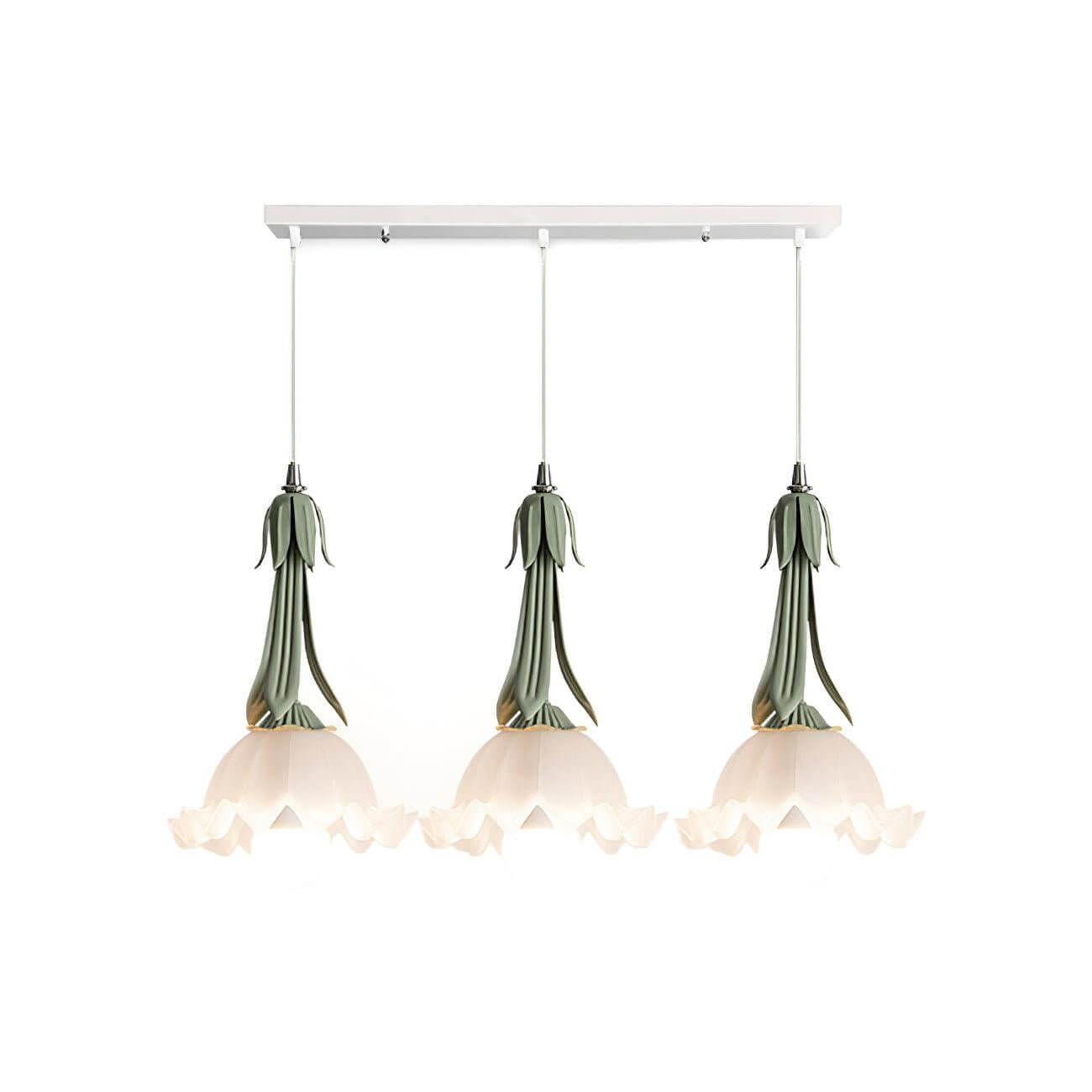 Elegante Lampada a Sospensione con Design a Fiore