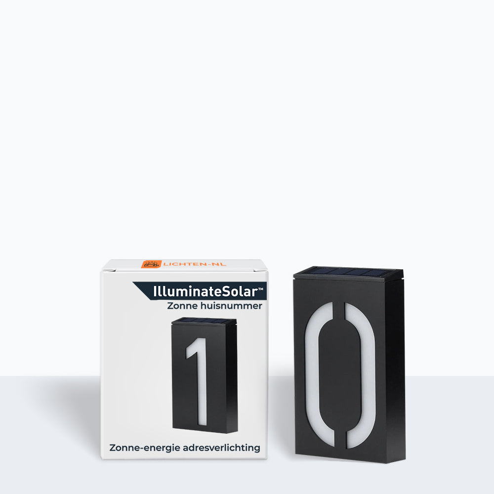 Numero Civico Illuminato con Energia Solare - SolarSign