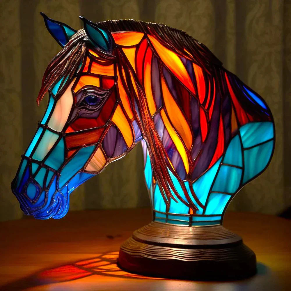 Lampada Animale in Vetro Artistico a Mosaico – Colore e Atmosfera in Casa