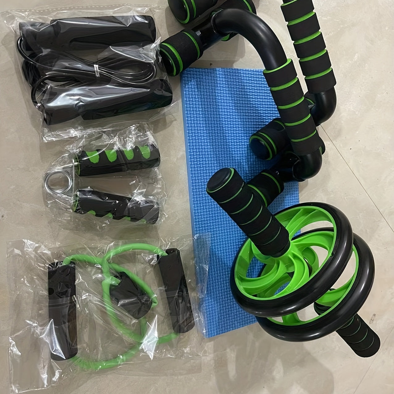 Set Fitness CoreMax – Set di Allenamento da 7 Pezzi per Addominali e Core Forti