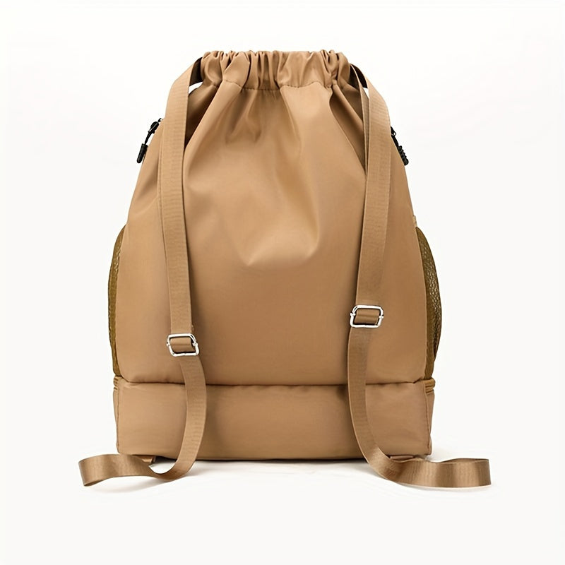 Borsa da Palestra in Nylon Elegante con Coulisse – Pratica e Impermeabile per Sport e Viaggi