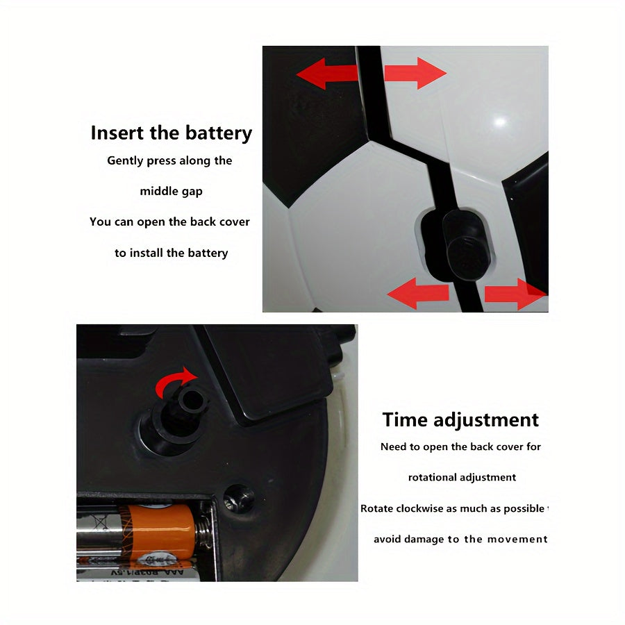 Sveglia a forma di pallone da calcio – Con musica e design unico per giovani e meno giovani