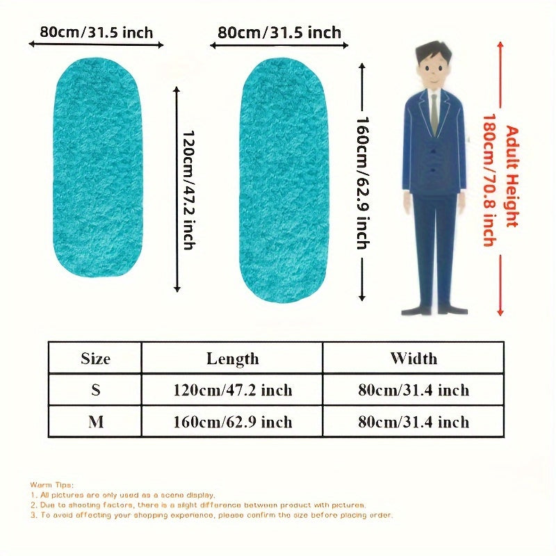 Tappeto Ovale in Peluche – Tappeto Morbido e Stile per Decorazione di Camera da Letto e Soggiorno