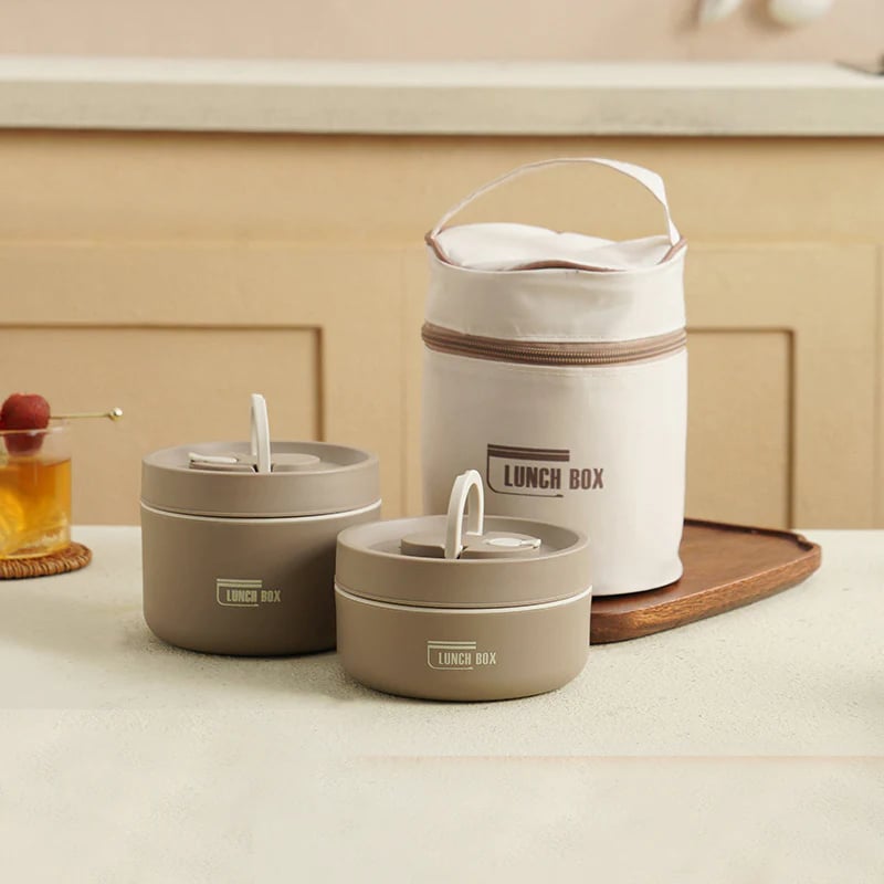 HeatKeeper Pro Lunch Box | Contenitore per alimenti in acciaio inossidabile a prova di perdite per pasti caldi e freddi