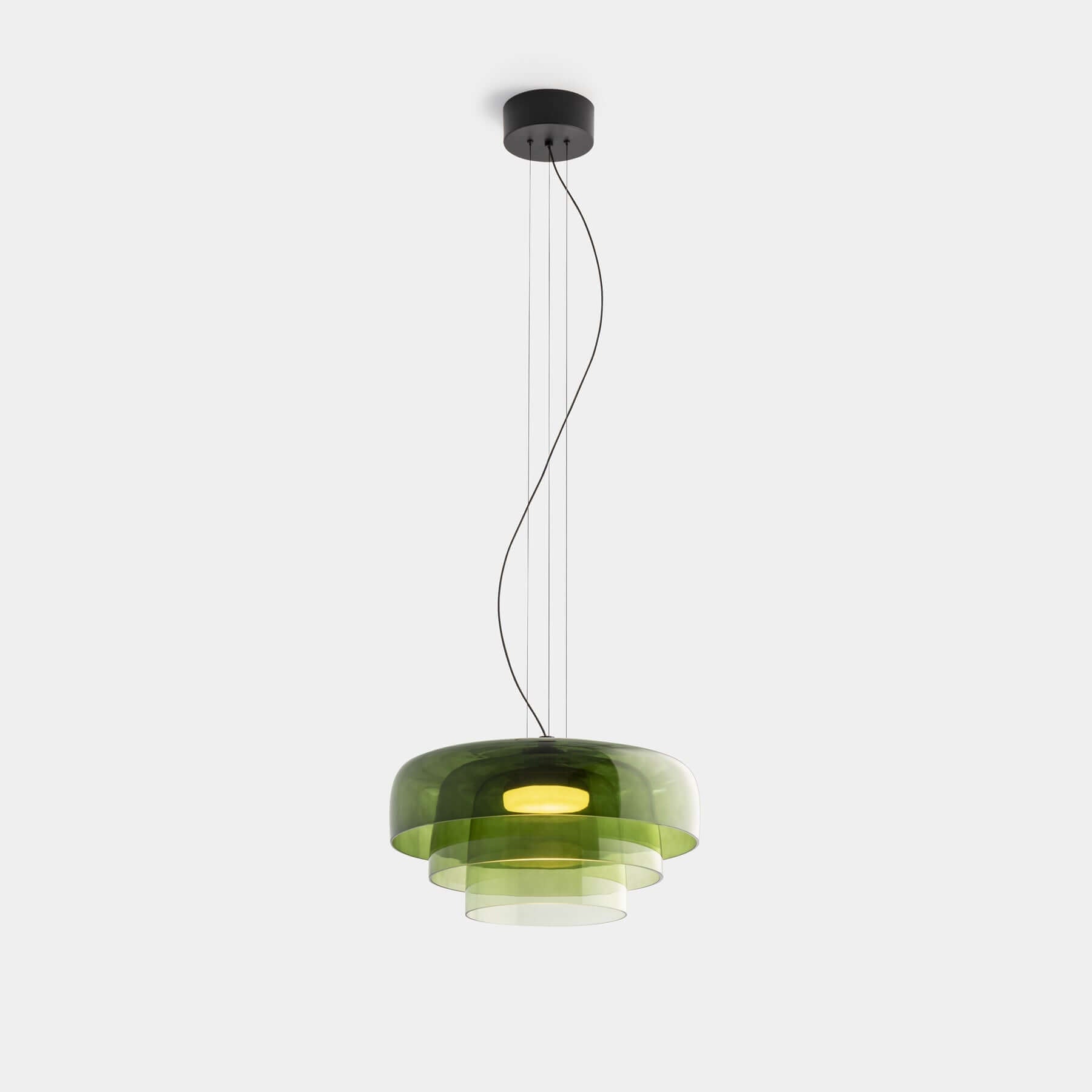 Lampada a sospensione in vetro norvegese - Design unico