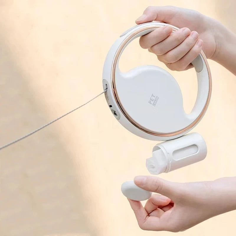 Guinzaglio Automatico per Cani con LED – Manico Ergonomico e Luce di Sicurezza