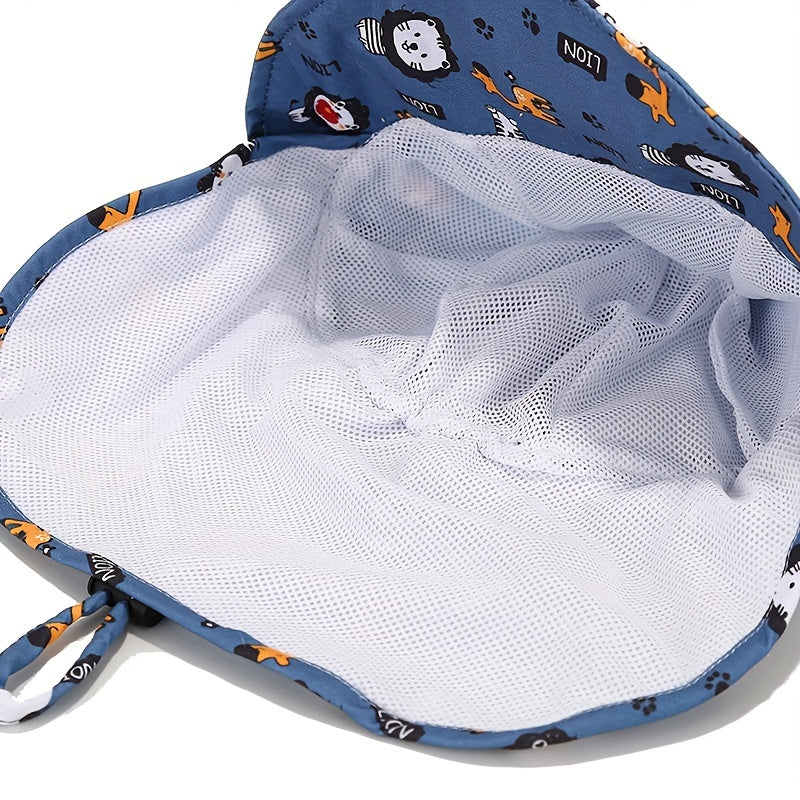 Cappello per Bambini Ademend con Stampa Animale – Protezione UV per Avventure all'Aperto