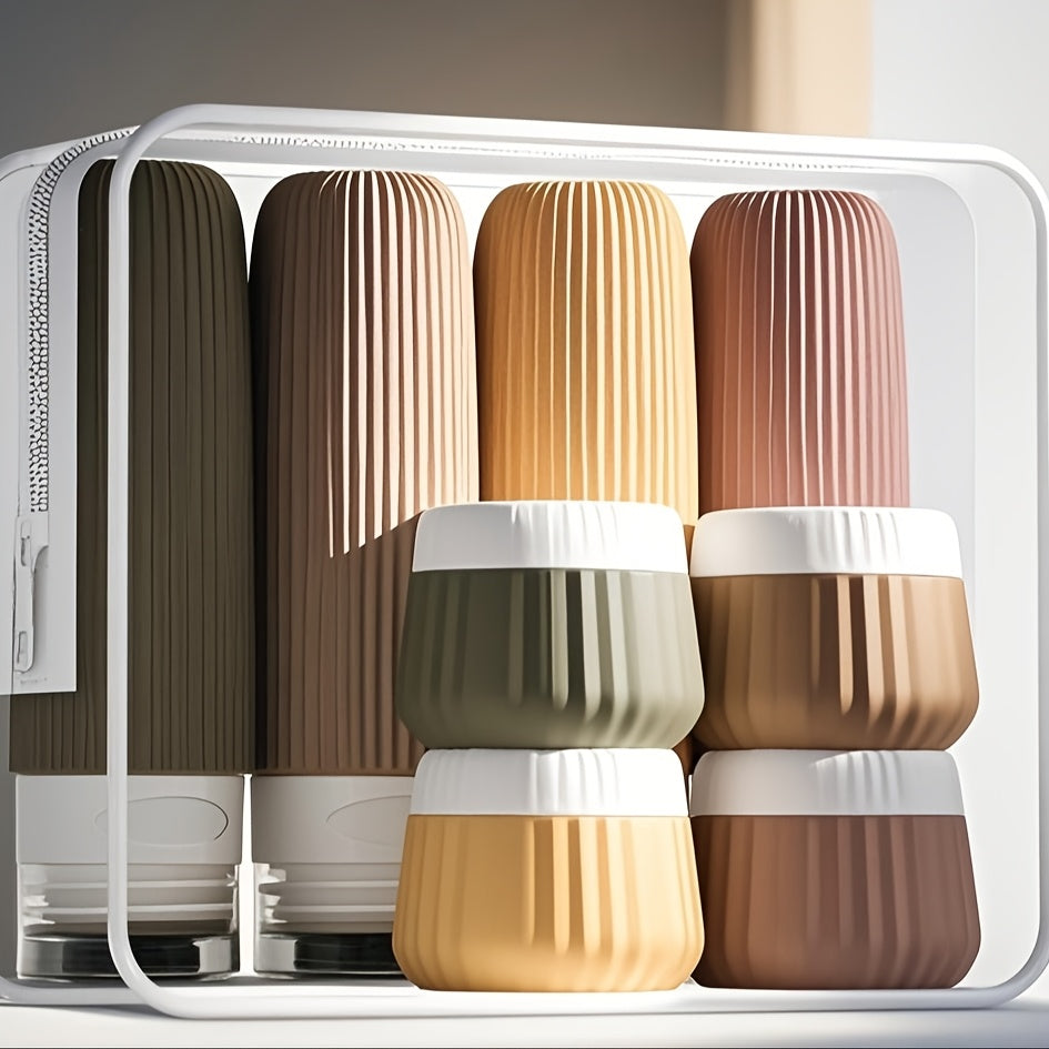 Set di Bottiglie da Viaggio Pratiche – Sicure e Comode per Viaggiare