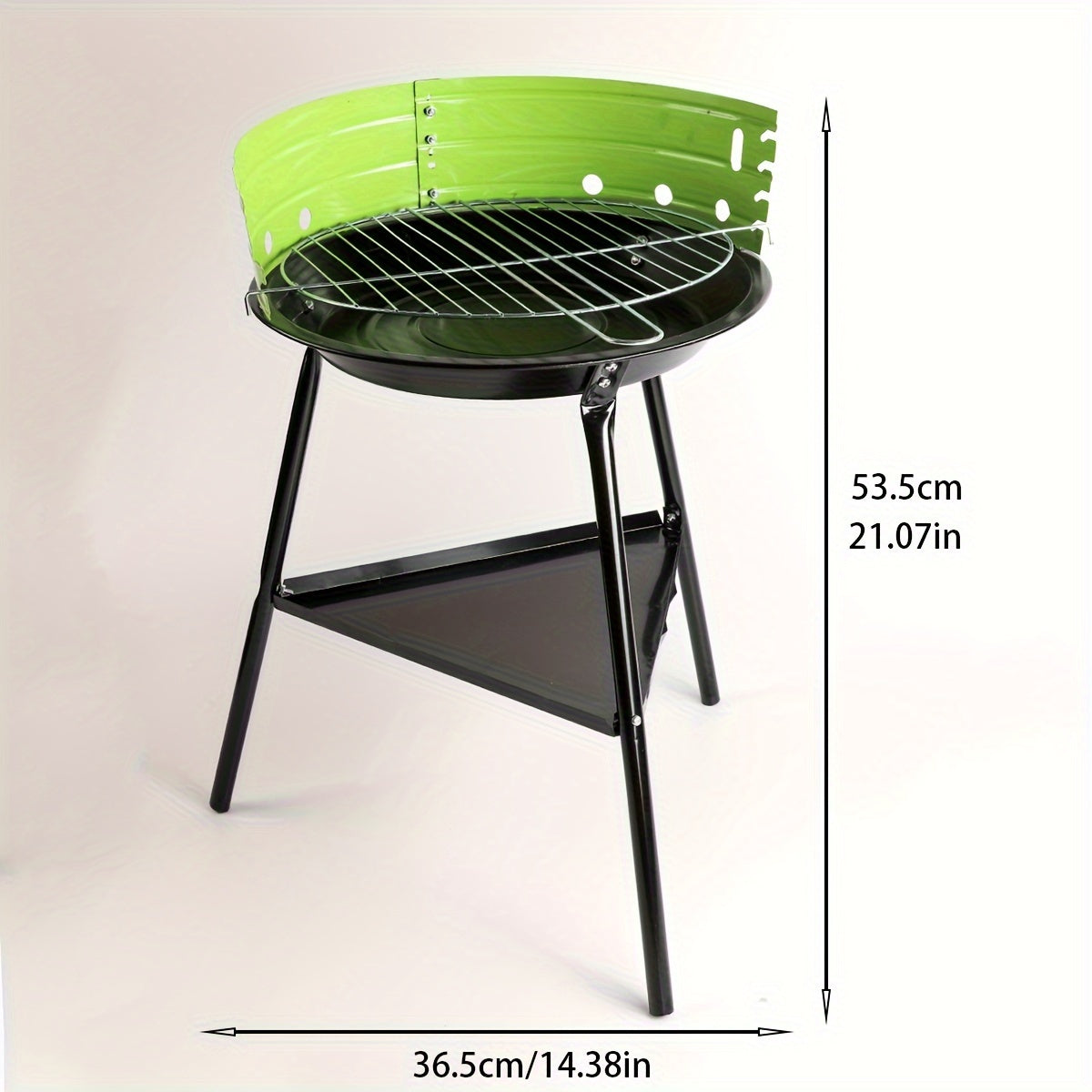 Barbecue Portatile in Metallo per Esterni – Smontabile, Leggero e Perfetto per Campeggio o Giardino