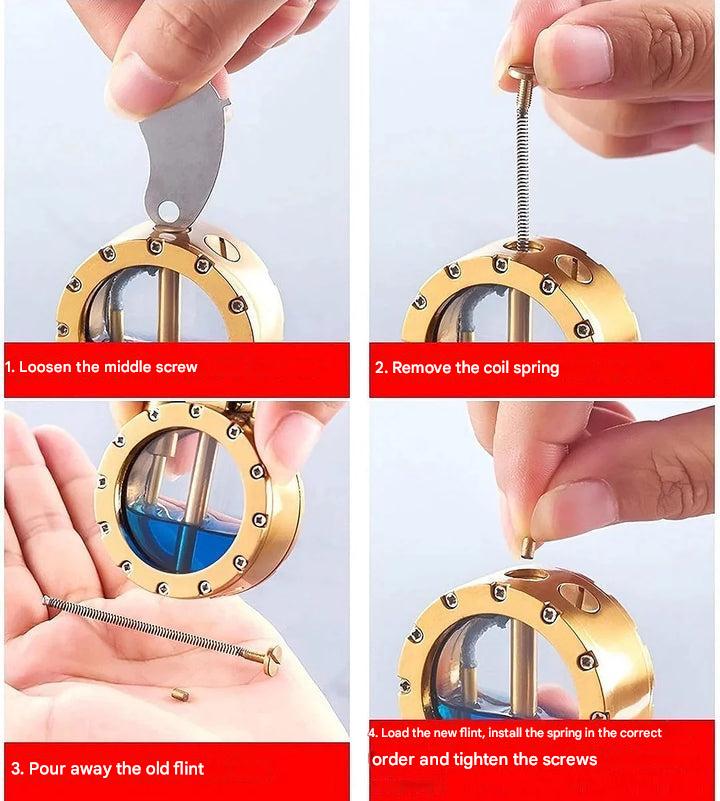 Accendino Antico Trasparente – FlintAura