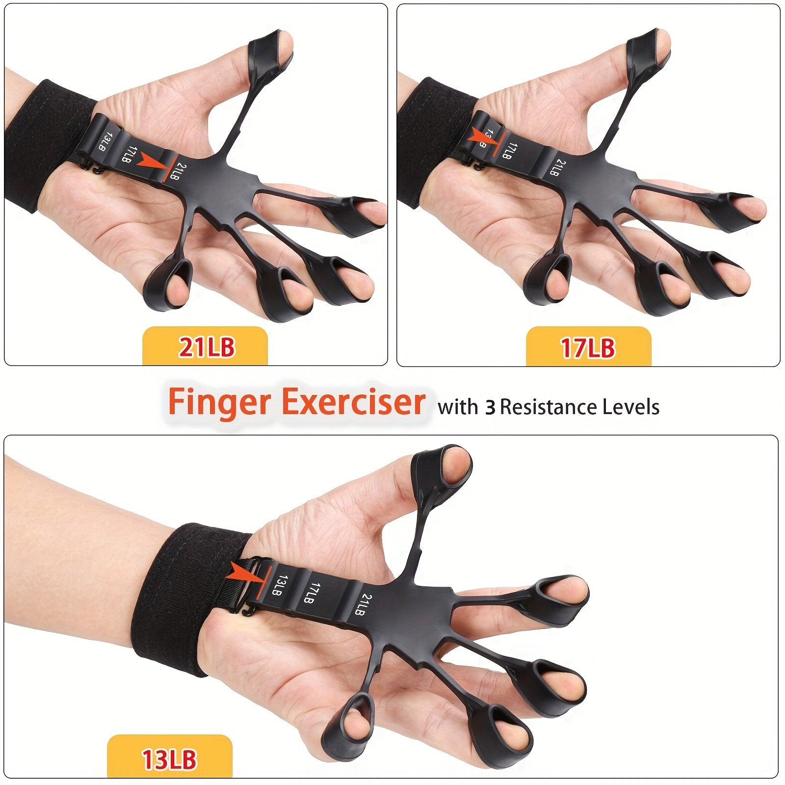 Set di Allenamento per le Mani PowerGrip – 5-in-1 per Mani e Avambracci Forti