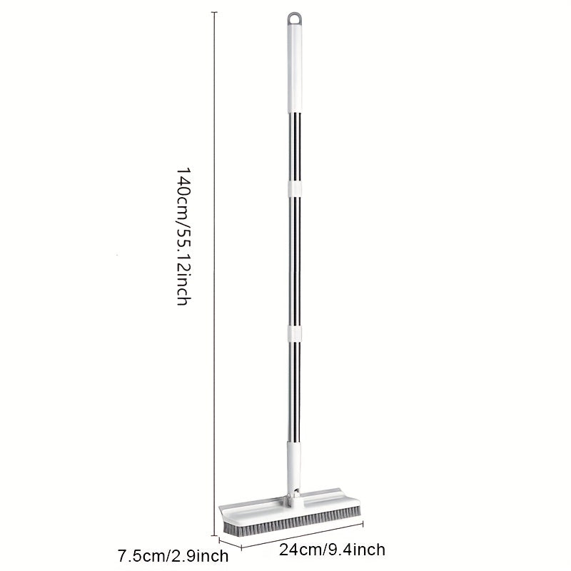 Spazzola di Pulizia Rotante con Manico Lungo – Versatile e Potente per Pavimenti, Muri e Finestre