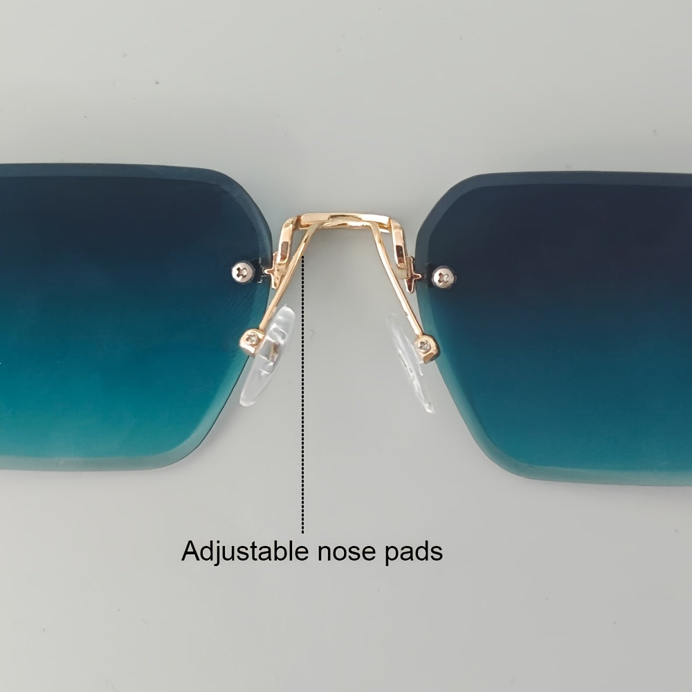 Occhiali Square Rimless per Uomini – Eleganza e Comfort in Uno