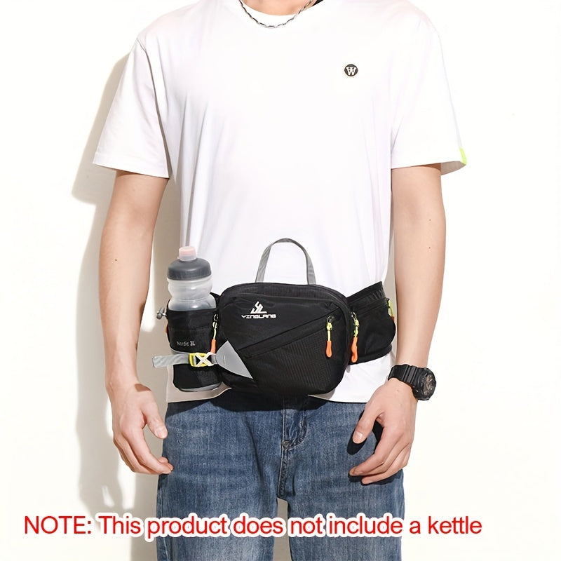 Borsa da Corsa Versatile con Portabottiglie – Nylon Resistente con Cerniere per Camminate e Maratone