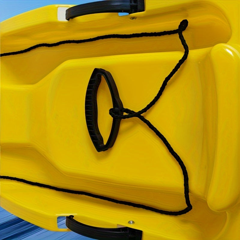 Sled da sci versatile con freno – Perfetto per neve, erba e ghiaccio, inclusa corda di traino