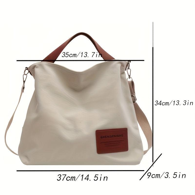 Borsa a Spalla in Canvas Elegante – Sienna