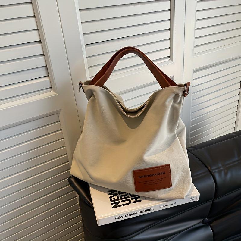 Borsa a Spalla in Canvas Elegante – Sienna